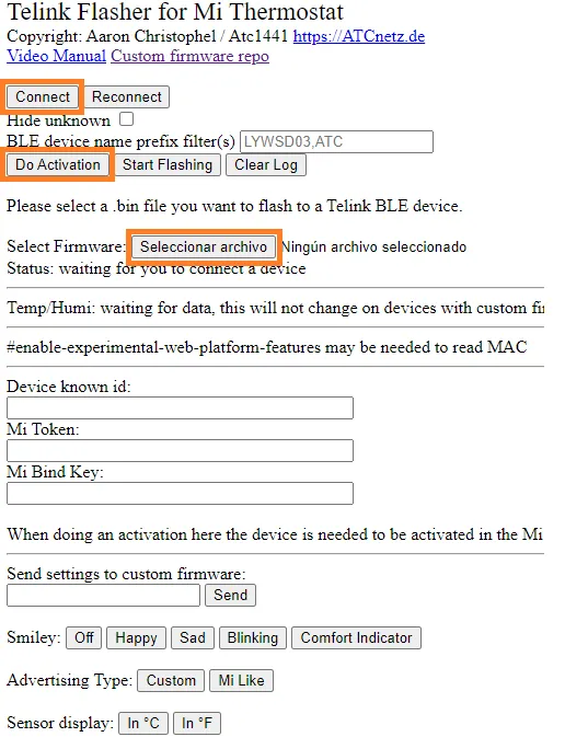 Conexión Flasheo sensor Mijia Xiaomi