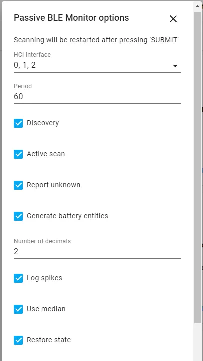 Integración BLE Home Assistant